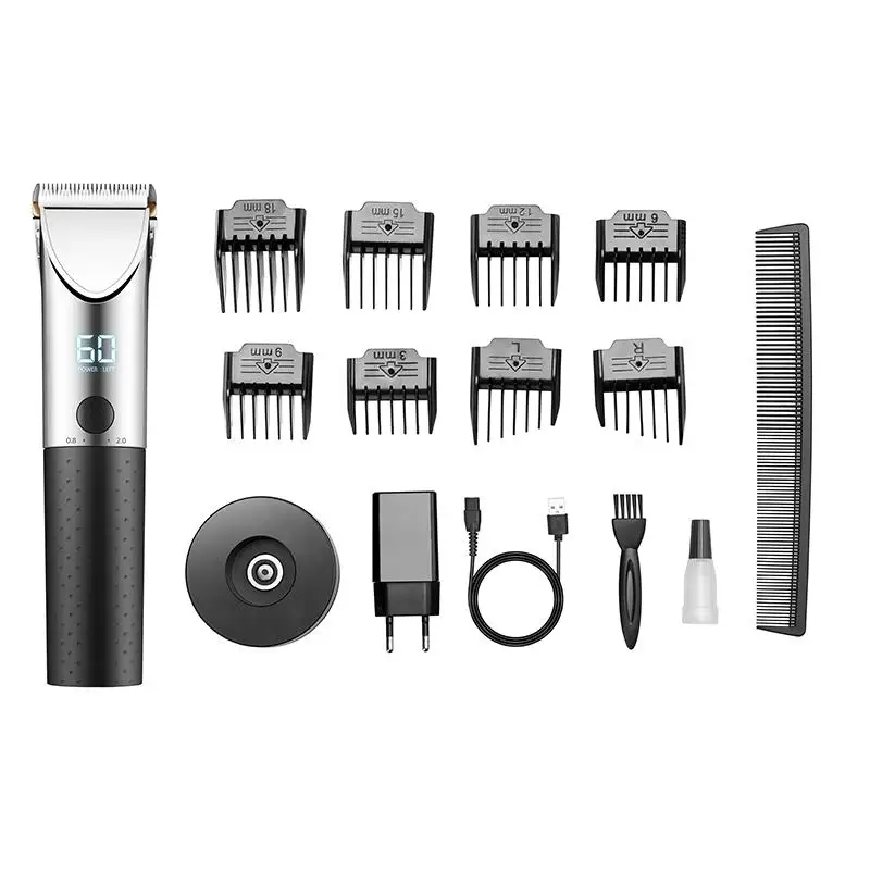 
Professional Power Hair Cutting Machine Professional Electric hair Clipper Cordless Beard Trimmer Men 