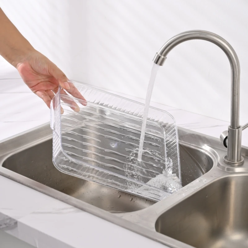 2023 new design food grade PET fridge silicone dumpling crisper box storage box