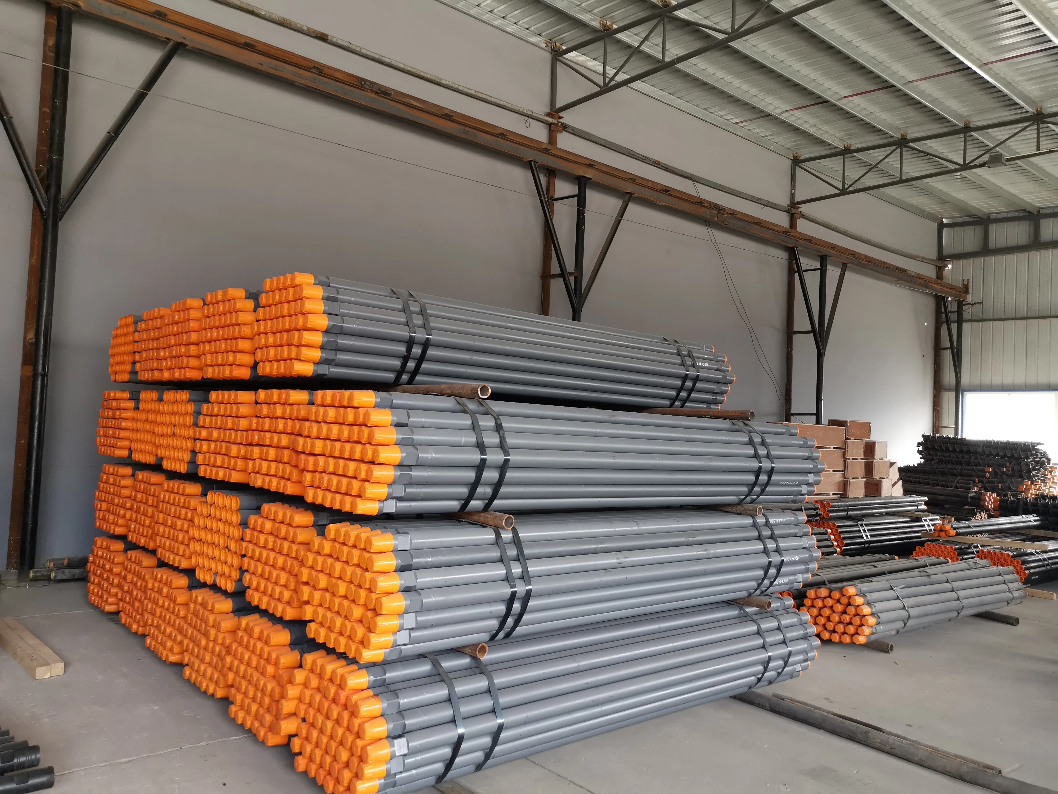 Drill Tools Rod NQ HQ RC Drill Pipe Heat Treatment DTH Drill Pipe Thread Standard Price
