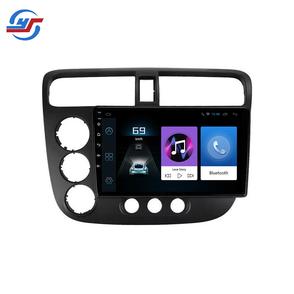 9 'Carplay 2 + 32G Android Автомобильная стереорамка для Honda Civic 2000 2001 2002 2003 2004 2005 2006