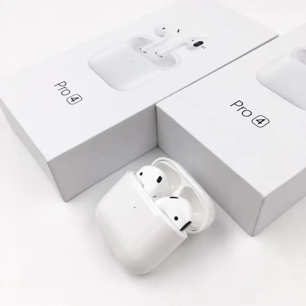 2021 New Arrival Drop shipping Support OEM/ODM Original TWS Mini Wireless Pod Air Pro4 Pro 4 Earbuds for pod