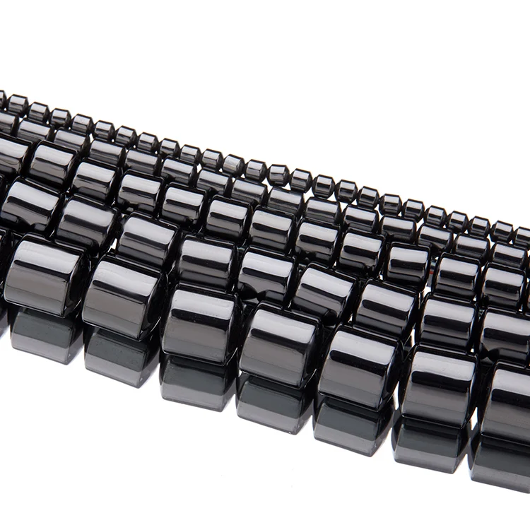Magnetic drum beads hematite magnetic beads wholesale can be customized size