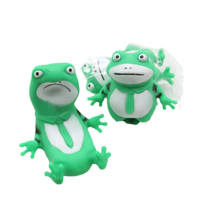 Hot Sale Tiktok Novelty Gag Toys Release Stretchy Frog Squeeze Fidget Toy for Kids