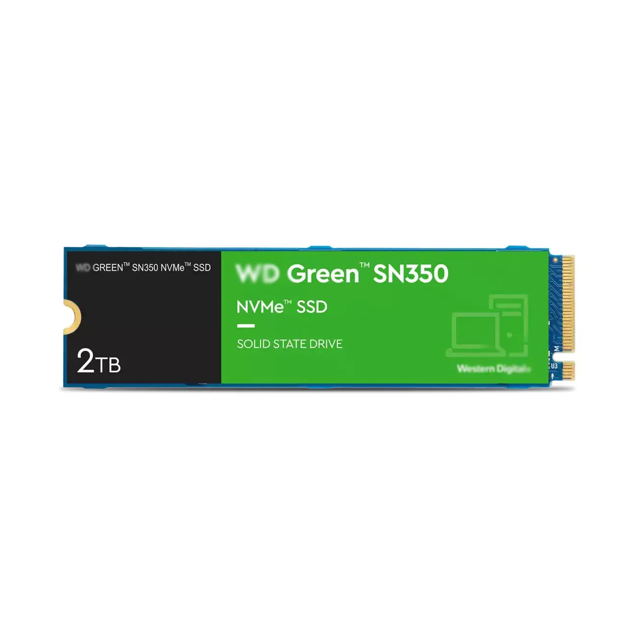 Новый зеленый жесткий диск SN350 NVMe SSD 2 ТБ M.2 Внутренний твердотельный PCIe для настольного компьютера 240 ГБ