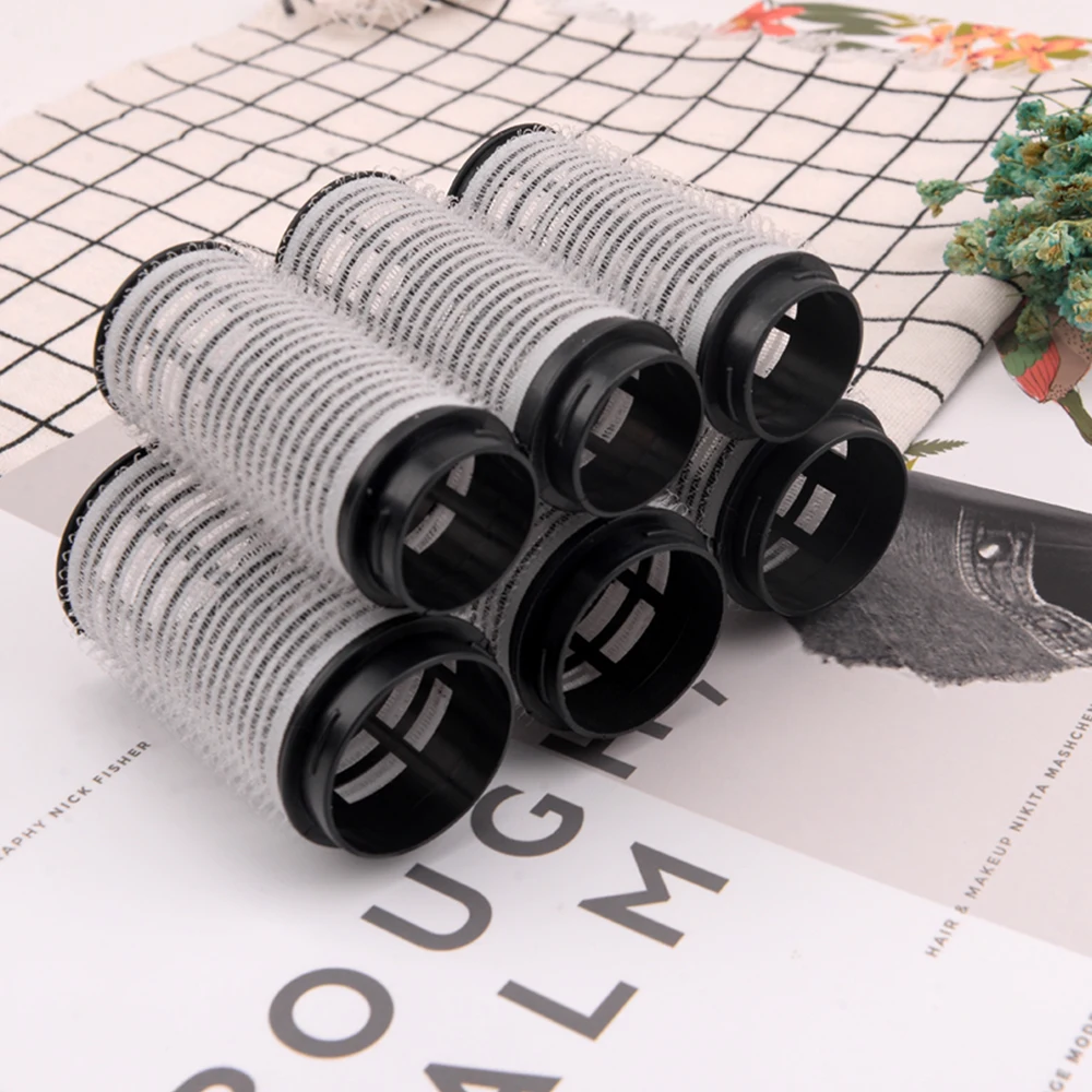 Small Medium Large Hair Holding Roller Set Nylon Curl Plastic Hair Rollers Hair Styling Loop Roller