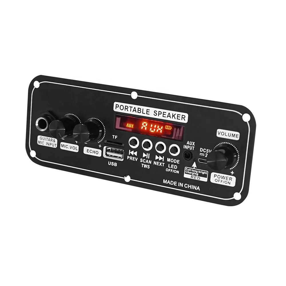 Pull Rod Sound Bluetooth Speaker Power Amplifier Board MP3 Bluetooth Module 3.7V 10W