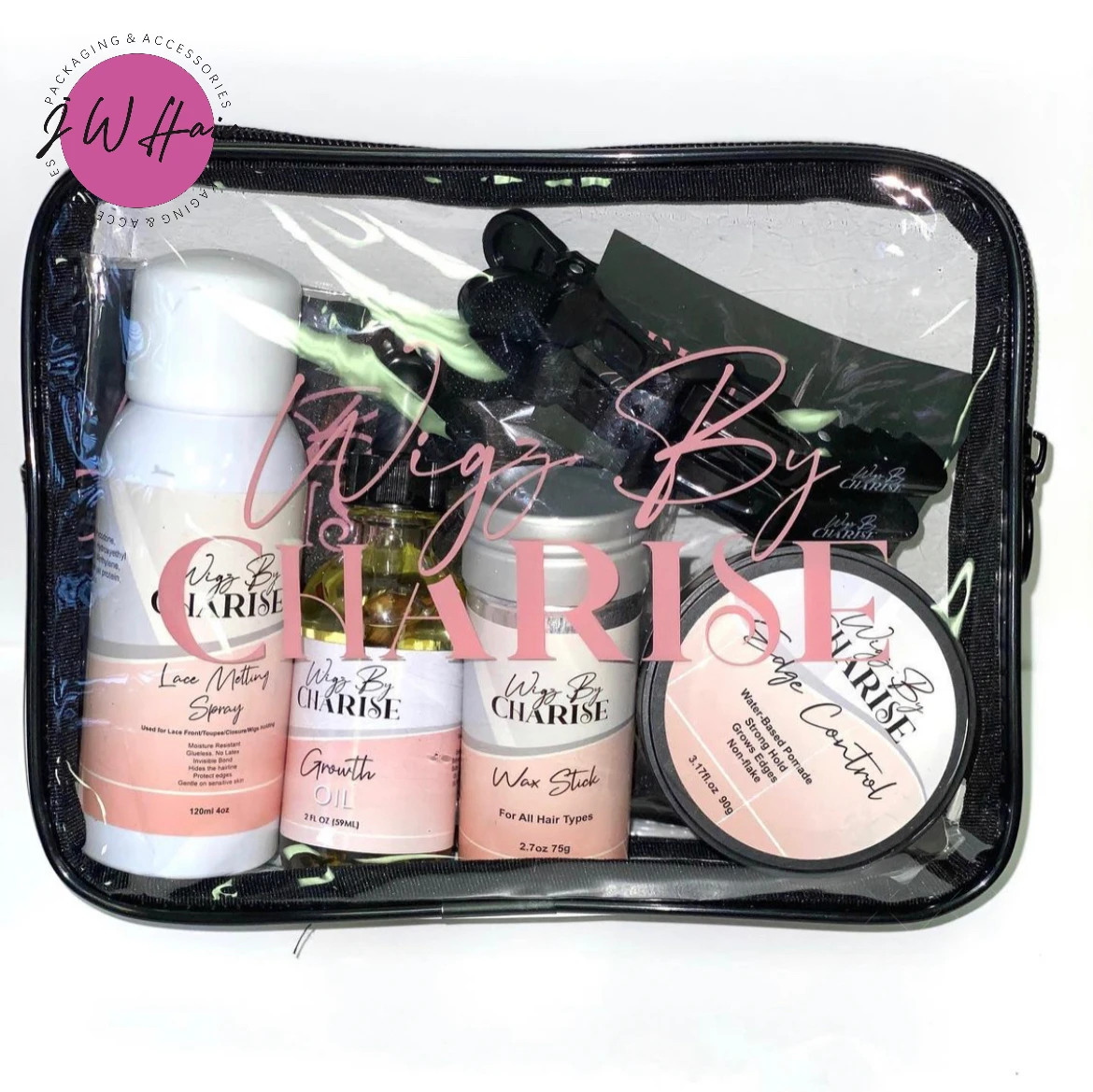 Custom Promotional Gift Bag Transparent PVC Waterproof Cosmetic Zip Lock Bag For Edge Tool