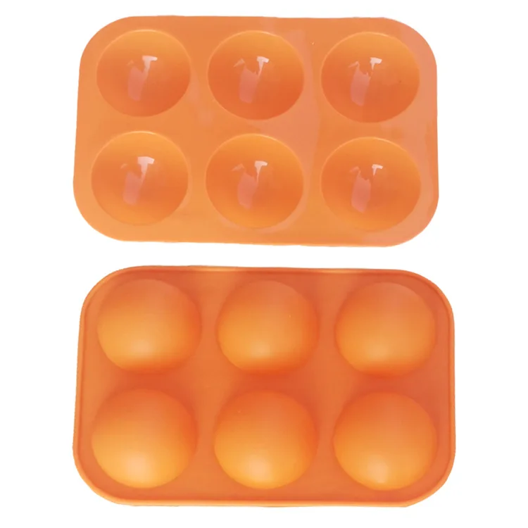 Half Sphere Silicone Soap Molds Bakeware Cake Decorating Tools Pudding Jelly Chocolate Fondant Mould Ball Biscuit Baking Mould