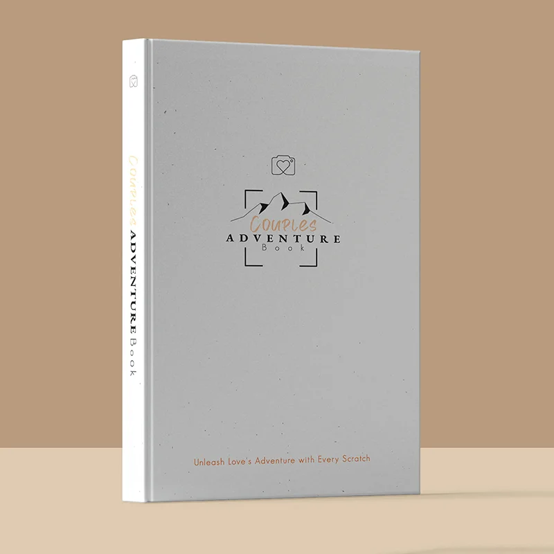 Custom Design Scratch Off Book Couples Adventure Book Scratch Book for Couples