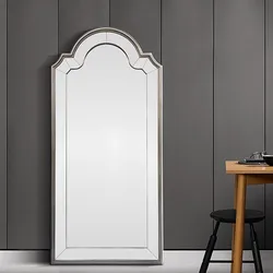 Large wholesale floor standing dressing wall decor framed mirror for living room