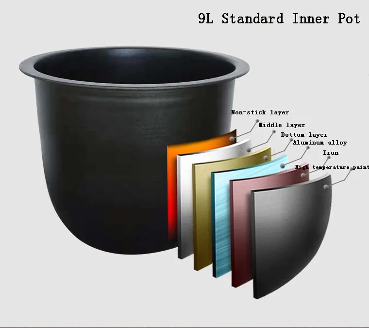 
9L Household & Commercial Intelligent Cooking Machine Non-stick Inner Pot 