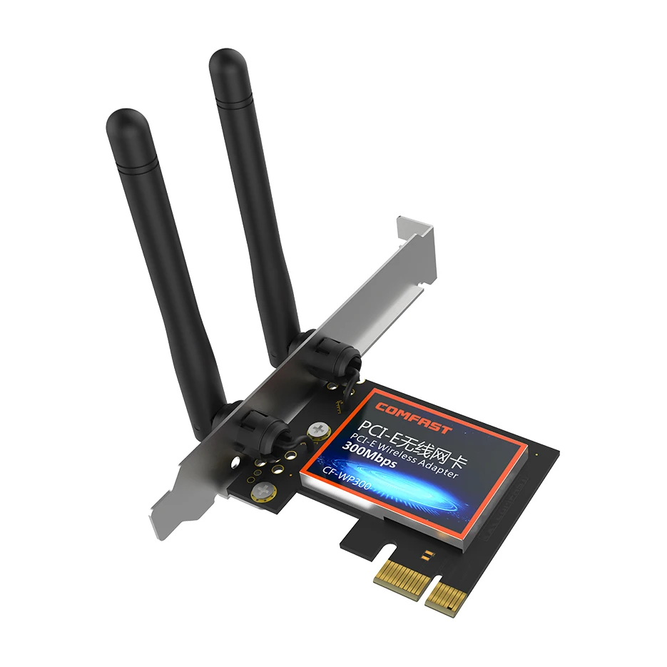 
300M Atheros LAN Wifi PCI-e 1X Wlan Adapter Wireless Network Card for PC 