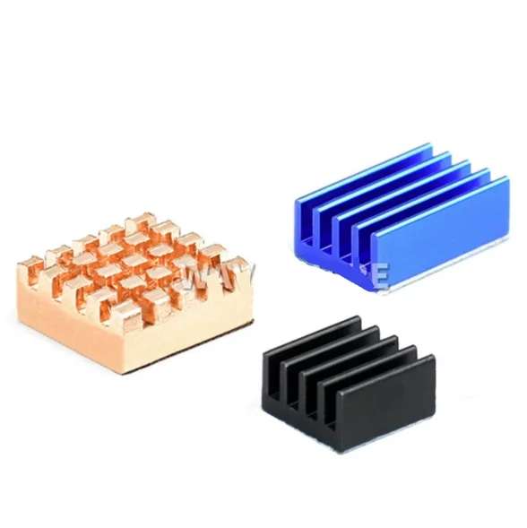 Теплоотвод Raspberry PI 4 поколения B 3 b + набор теплоотвод медный лист алюминиевый охлаждающая клейкая подложка