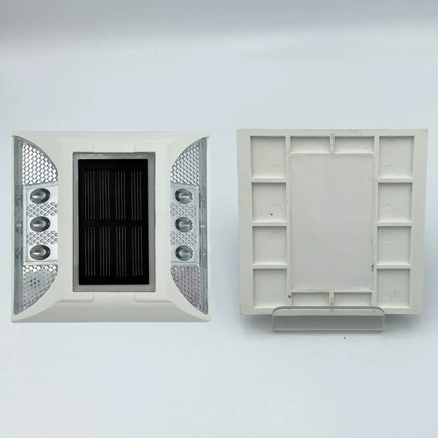 HOAN solar led road stud light reflection road safety road stud 6 piece led pavement marker