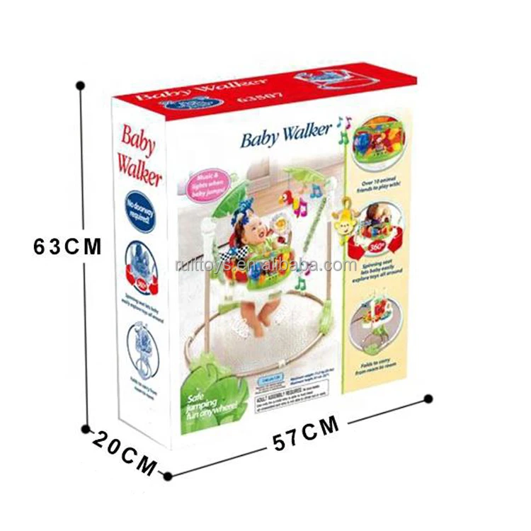 Music Fisher Toys Educational Safe Children Baby Walkers Jump Chair Toys