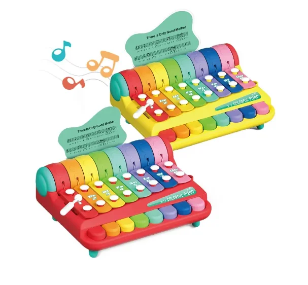 Wholesale 2 in 1 early educational learning baby music toy set playing music enlightenment toys