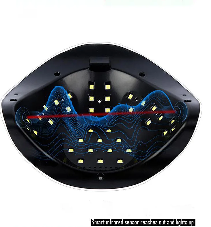 168 Вт УФ светодиодная лампа для сушки ногтей УФ 36 огни гель для ногтей лак для ногтей Уход за ногтями Сушилка для ногтей с 4 таймера