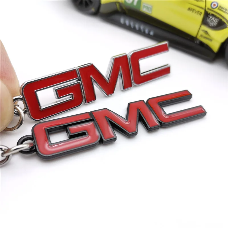 GMC metal logo key chain pickup Jeep off-road metal key chain key chain for Yukon