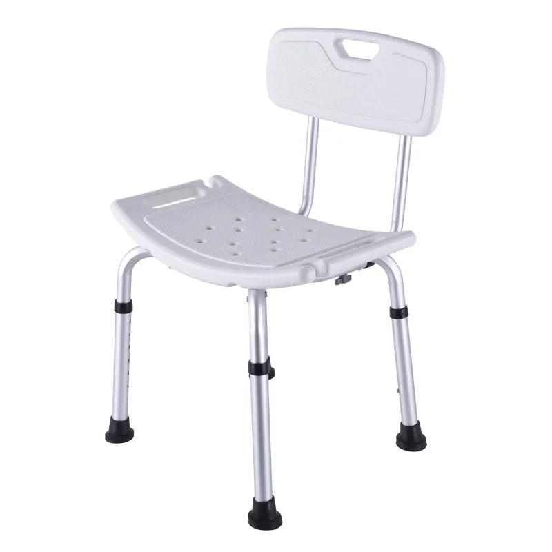Aluminum Medical Shower Seat Chair Bench Folding Bath Stool for Adjustable Pregnant Women Special Bath Chair