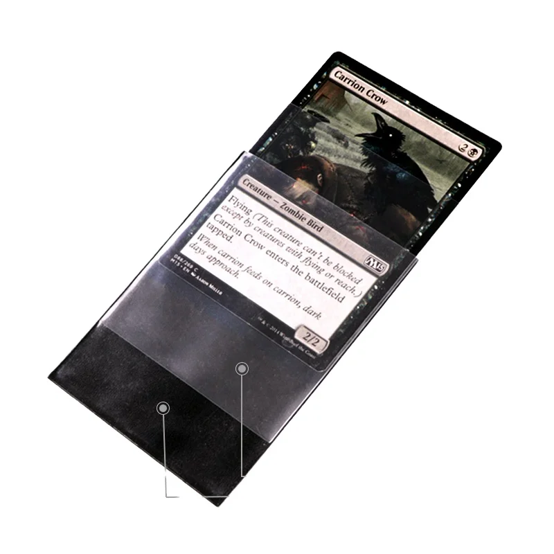 TCG/CCG/MTG/YUGIOH Clear Deck Protectors Card Protector Sleeves for Trading Card Magic MTG The Gathering Board Games