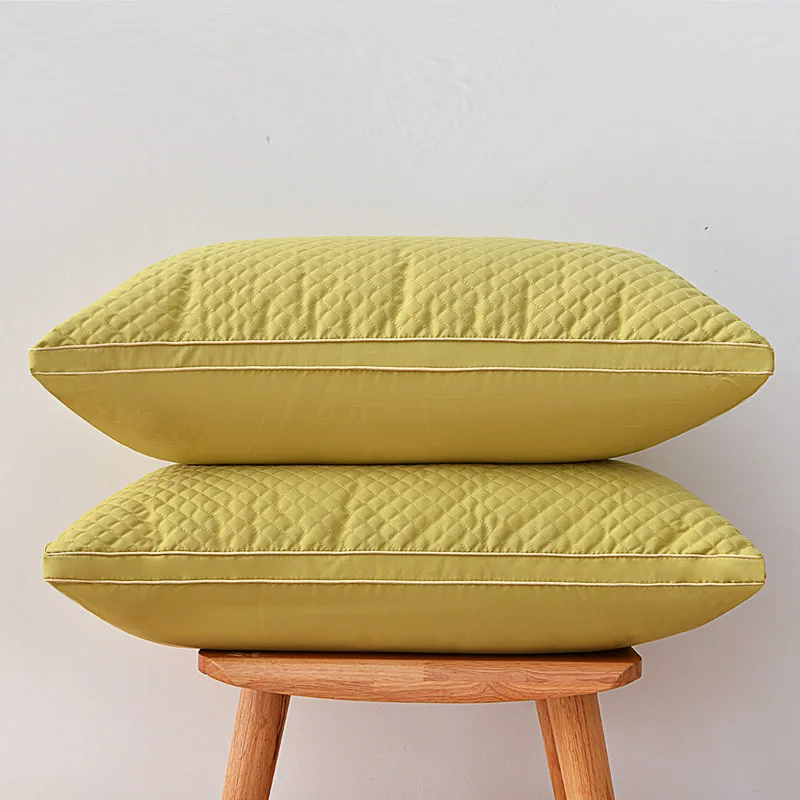 High Quality Bed Pillows Hotel Luxury Hotel White Cotton Pillow Case for Sleep