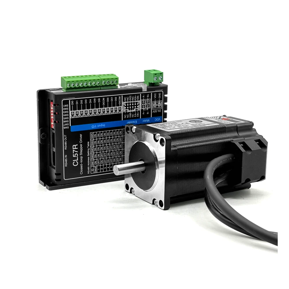 HLTNC motor kit nema23 57 Closed Loop Motor Paso a Paso with RS485 Modbus Digital Motor Driver CL57R Hybrid Servo Driver For CNC
