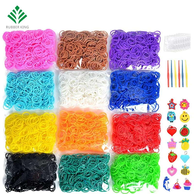 mini interesting Color Elastic Children Girl knit Natural High MOQ Custom hair handwork Factory Wholesale rubber band