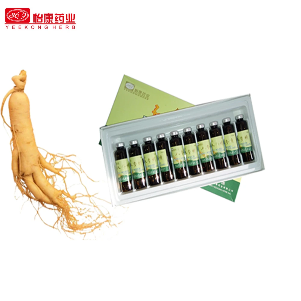 korea red panax ginseng drink root extract oral liquid  insomnia provide energy health care OEM wholesale