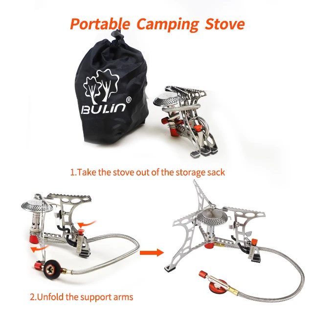Bulin S05-a Good Quality Outdoor Windproof Camping Stove Backpacker Camping Gas Stove