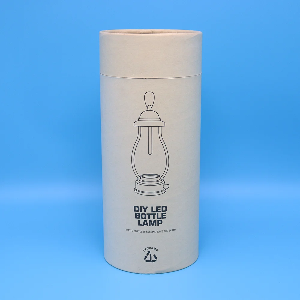 Custom Eco-friendly  Electronics Cardboard Cylinder  Box Paper Tube Packaging for Camera Smart Watch Earphone LED light