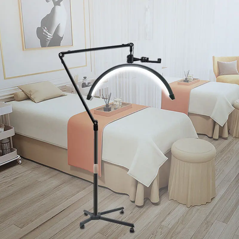 OEM Factory Hot Sales Beauty Ring Light Half Moon Eyelash Lights Led Moon Beauty Light Landing Beauty Lash lamp