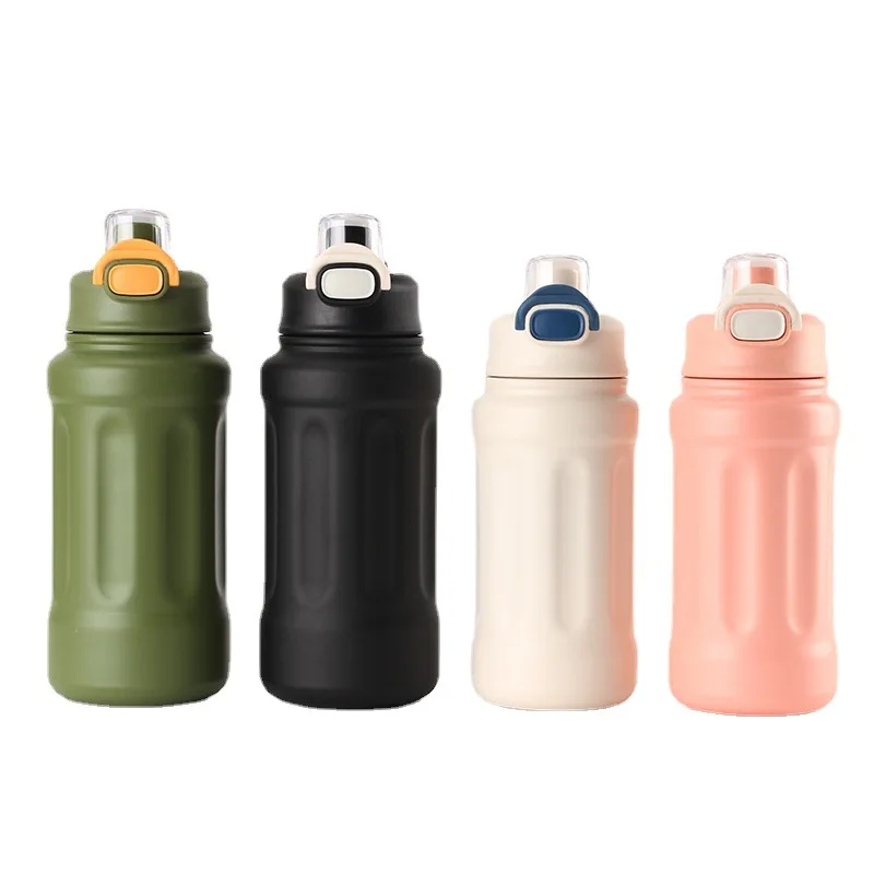 800ML-1000ML Custom Logo 316 Stainless Steel Sports Travel Camping And Toddler Pee Training  Water Cup