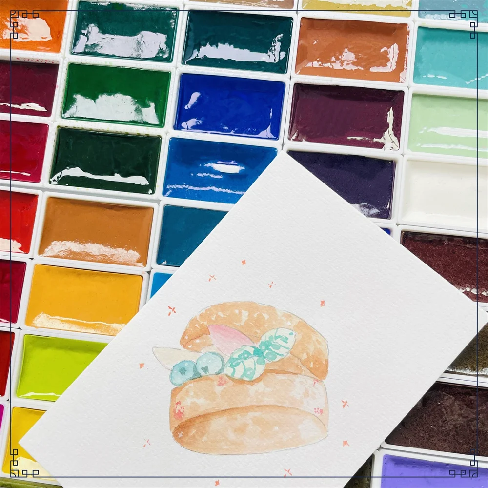 24color premium watercolor paint sets  professional  artist diy watercolour 24 paint set