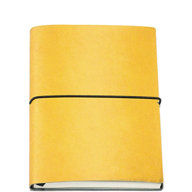 Wholesale Colorful A3 A4 A5 Notebook Custom Silk Screen Logo with Ribbon Bookmarks Gift Office Supplies Bookbinding Pu Leather