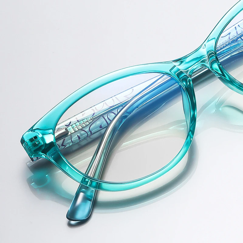 Oval Lens Anti Blue Ray Glasses Frame Eyeglass Portable Reading Glasses Anti Blue Light TR90 Frame Children Eyeglass Frame