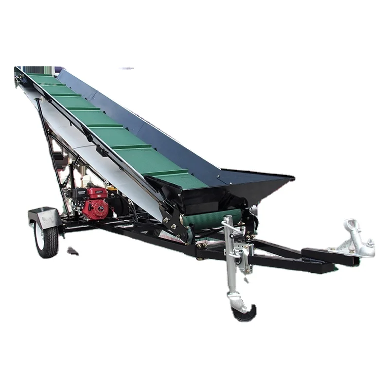 
Sinolink ATV gasoline engine power log conveyor for woodwork firewood conveyor belt conveyor machine 