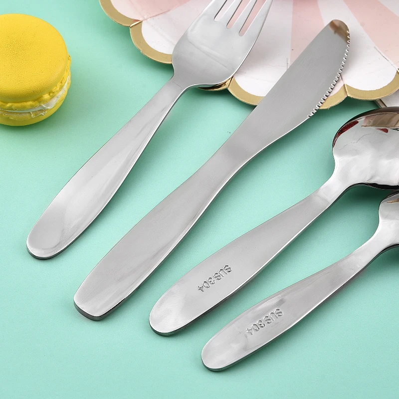 wholesale Cutlery Set Spoon Fork for Children  Flatware giftset