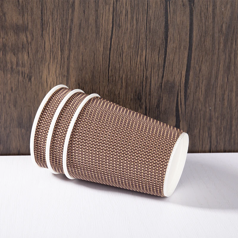 4 oz-20oz  Price Cups Coffee Ripple Wall corrugated ripple insulated paper cup