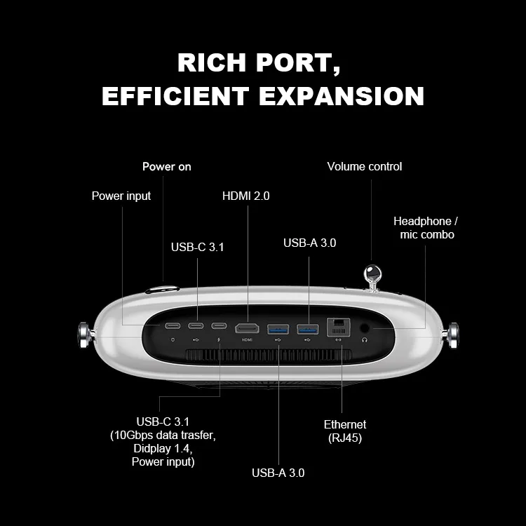 mini pc on windows with battery 64g ram ryzen amd i7 windows 11 micro computer gaming ryzen mini pc