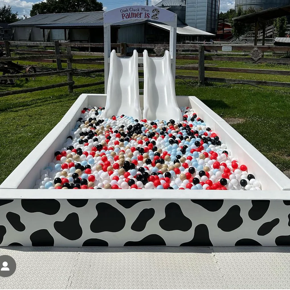 Adult sized ball pit white ball pit big ball pit