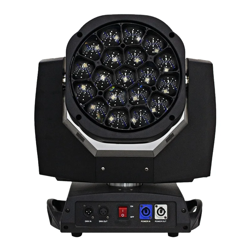 clay paky moving  big bee eye 19x40w RGBW 4in1 led zoom moving head light with pixel control wash zoom moving head lighting