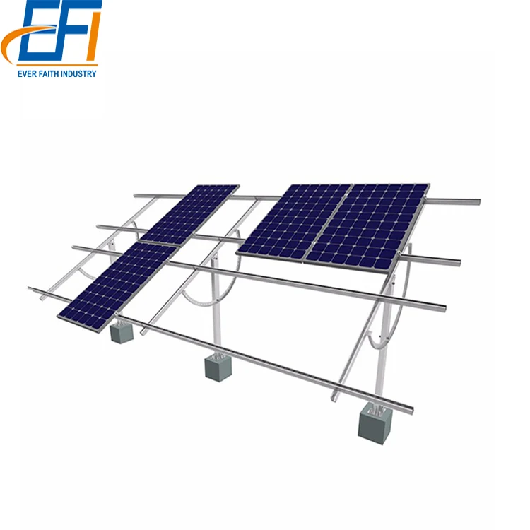 
Aluminum Ground Mount Solar Racking Systems Customized Solar Panel Grounding Mounting Bracket for pv solar panels 