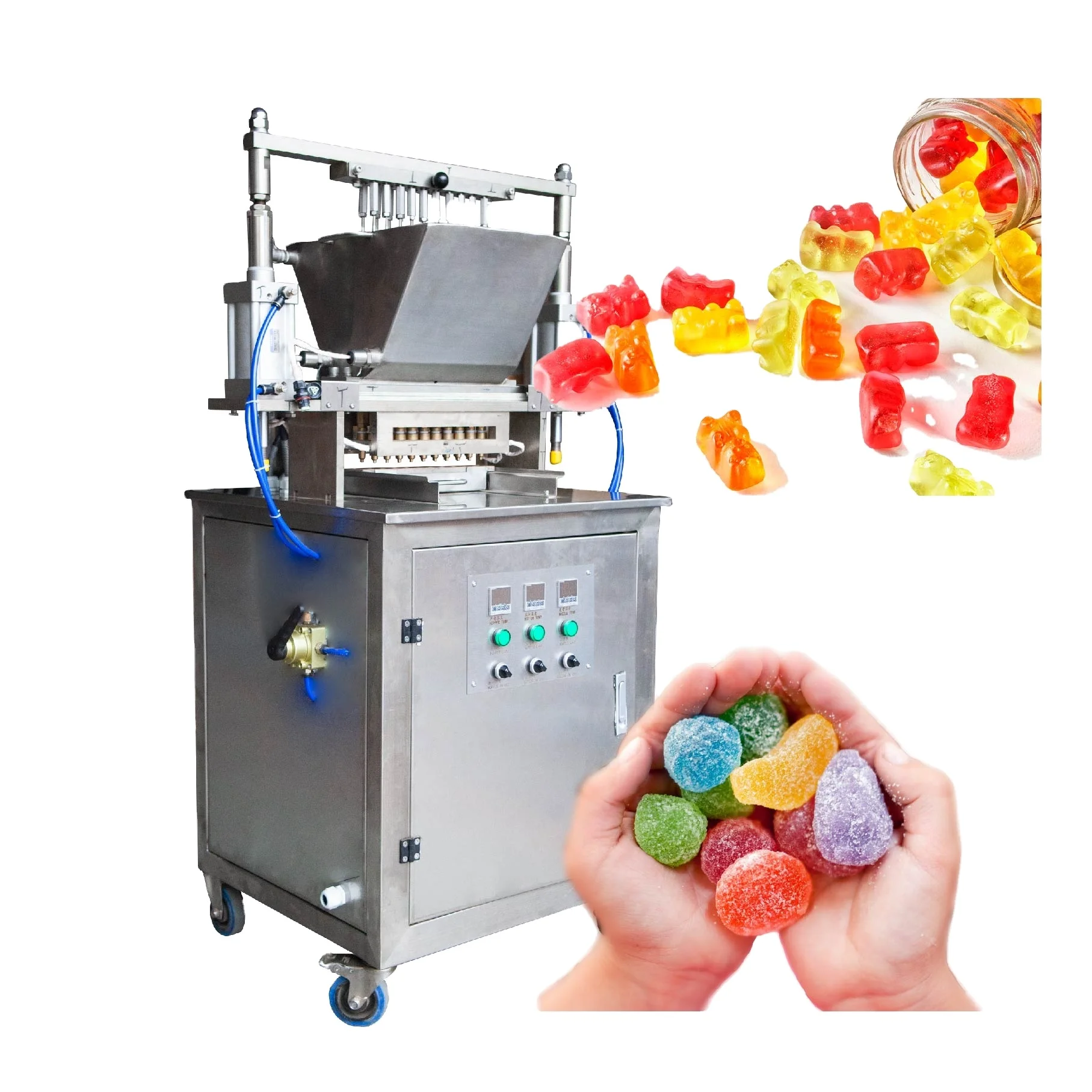 Mogul Jelly Candy Machine Fruit Jelly Making Machinery Plastic Small Size