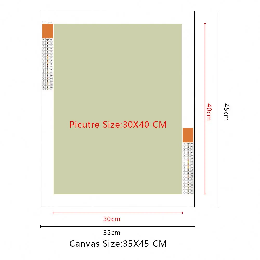 Handmade Diy Kits Short Lint Canvas Landscape Abstract Diamond Painting Tree