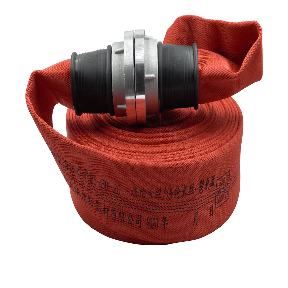 Collapsible Fire Protection Hydrant Lay Flat Drain Flat Canvas Layflat Fire Fighting Hose Flat Suppliers