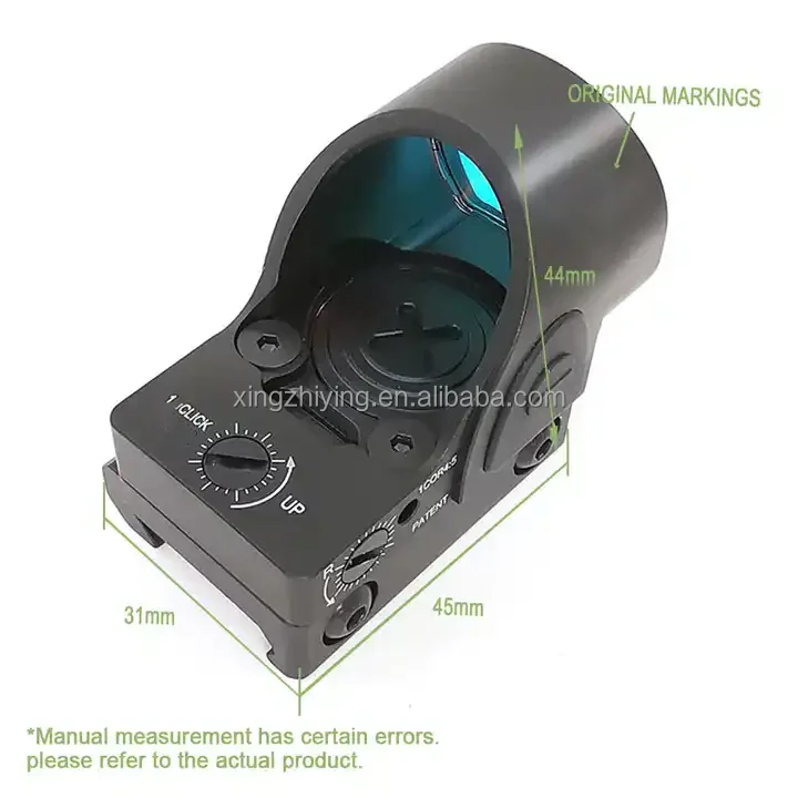 Tactical  Reflex Red Dot Sight SRO Hunting Outdoor Lights Fit 20mm  Wholesale Price  Laser engraving  seismic