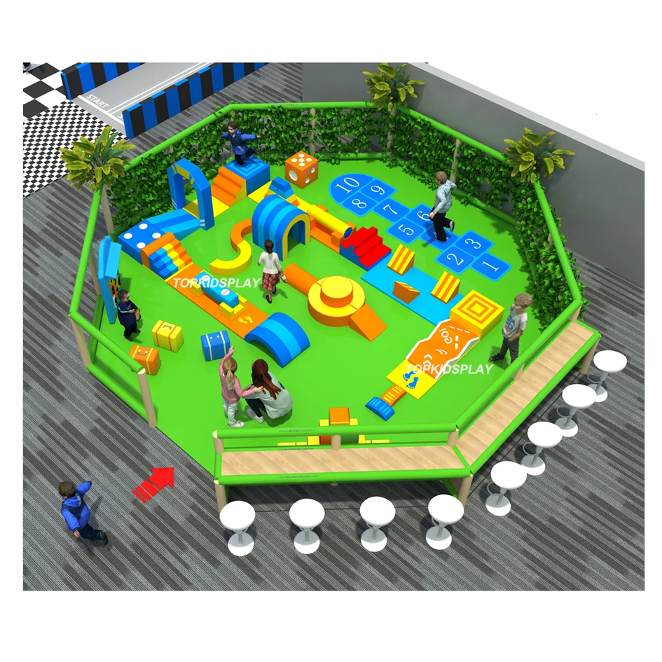 Topkidsplay 2018 Funny Games Indoor Children Kids Play Ground Playground Naughty Castle