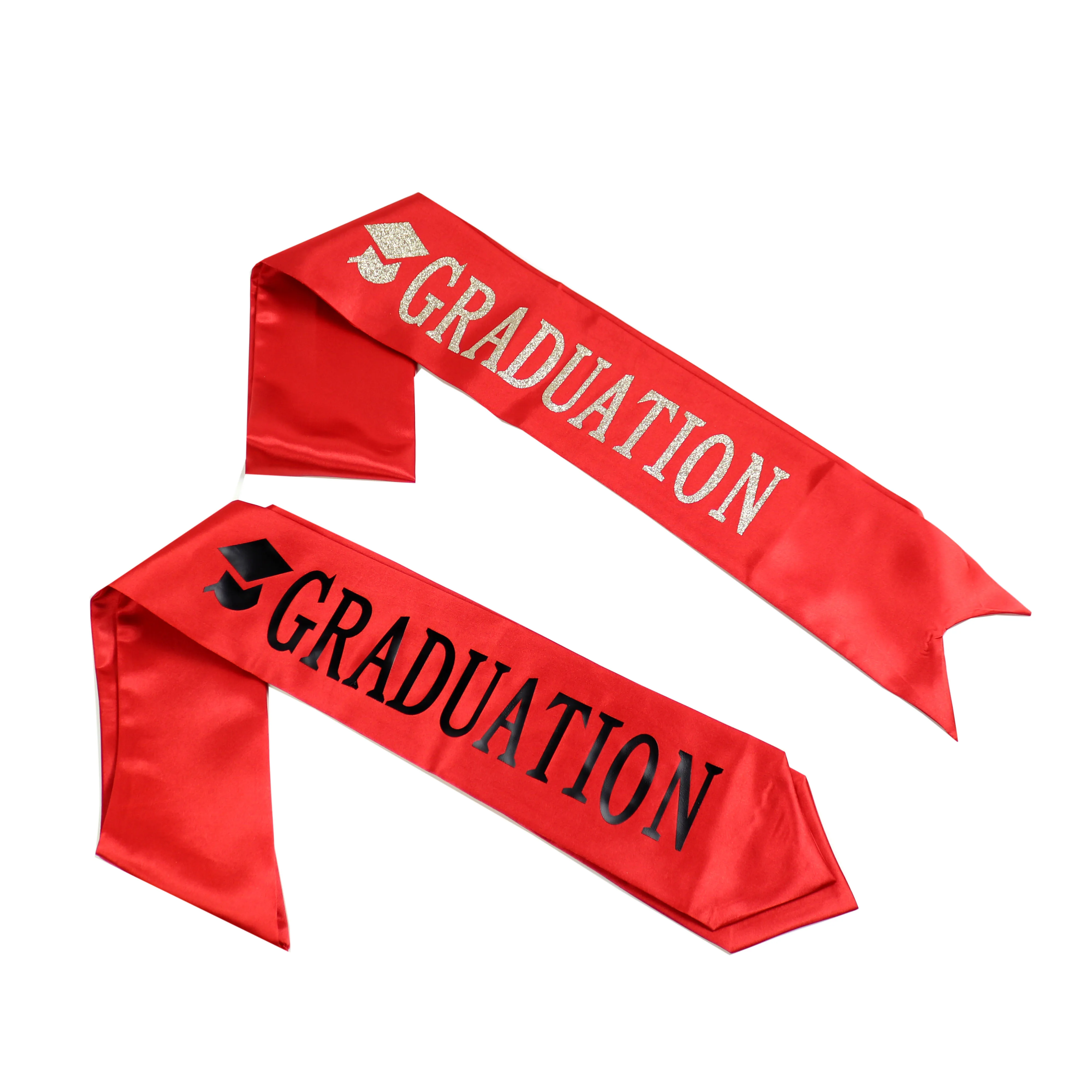 
LUDE factory stocked satin graduation sash for graduation ceremony  (1600145403233)