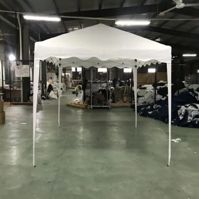 Folding gazebo for outdoor garden leisure