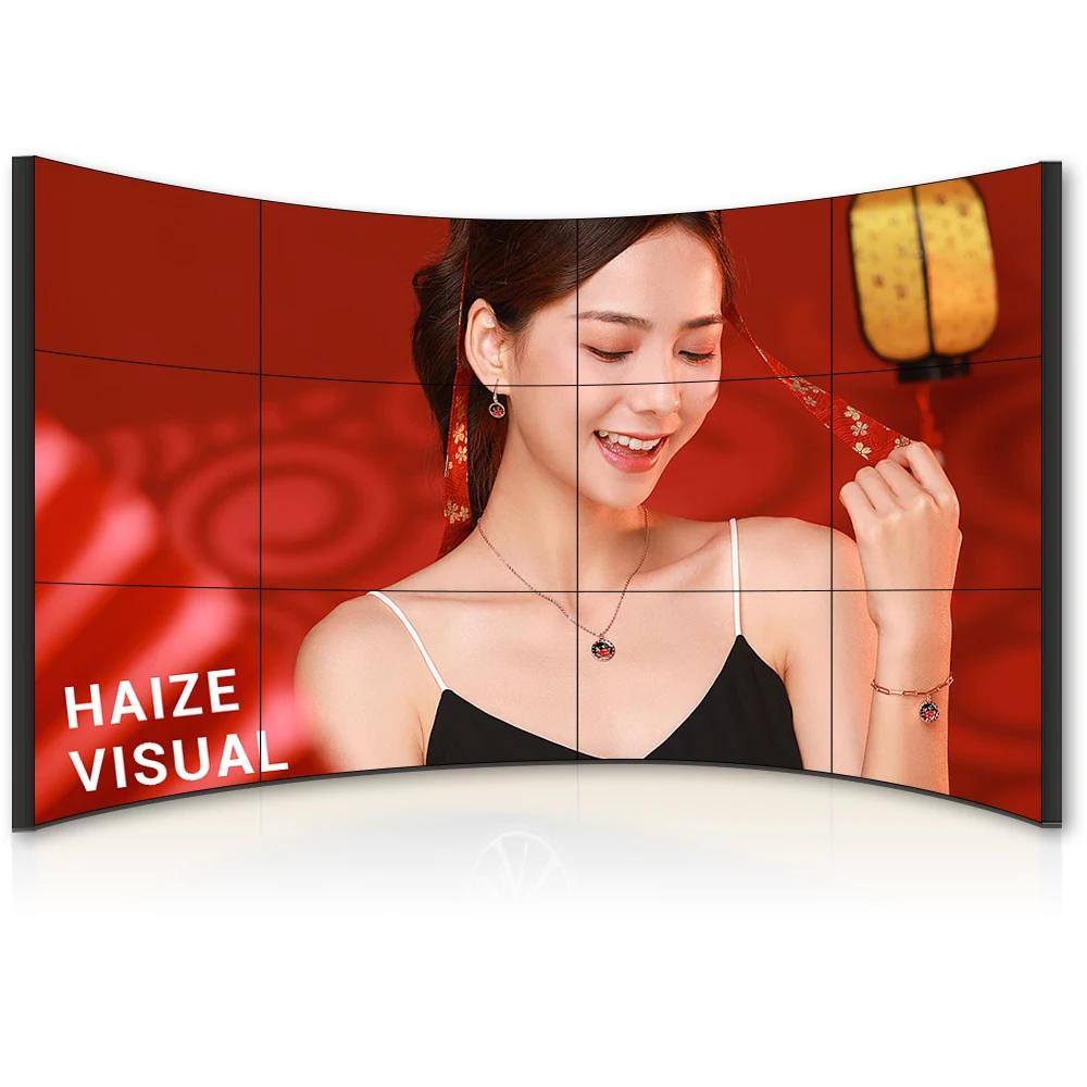 SYTON Seamless lcd video wall Ultra narrow bezel 43 49 55 65 inch 2x3 3x3 3x4 Big advertising screen